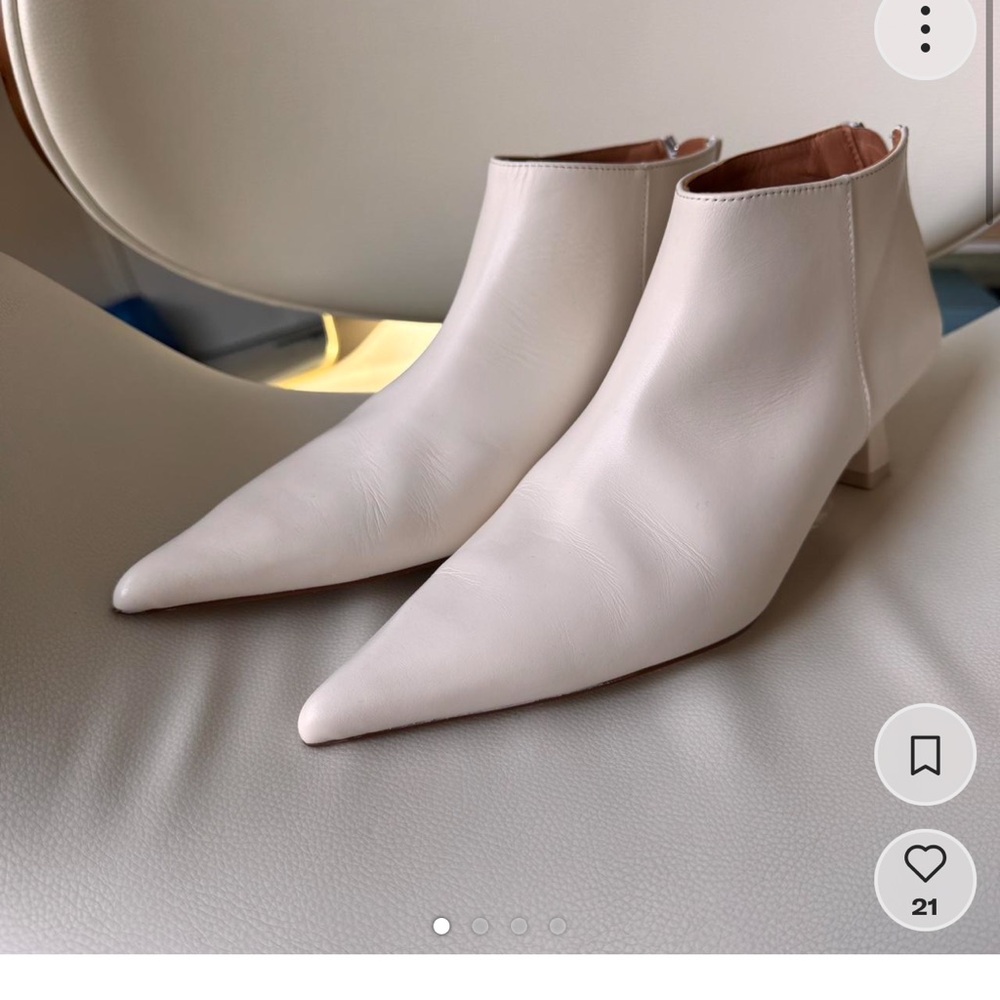 Ganni white boots size 40